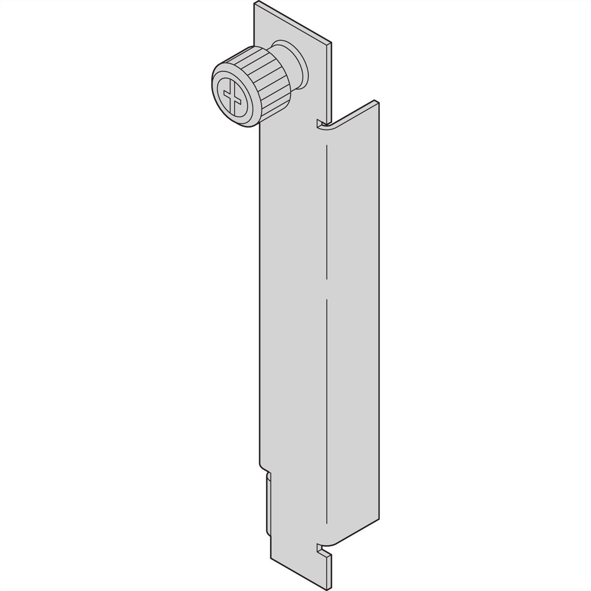 SCHROFF AdvancedTCA Panneau de remplissage pour fente de Shelf Manager, blindé, SSt