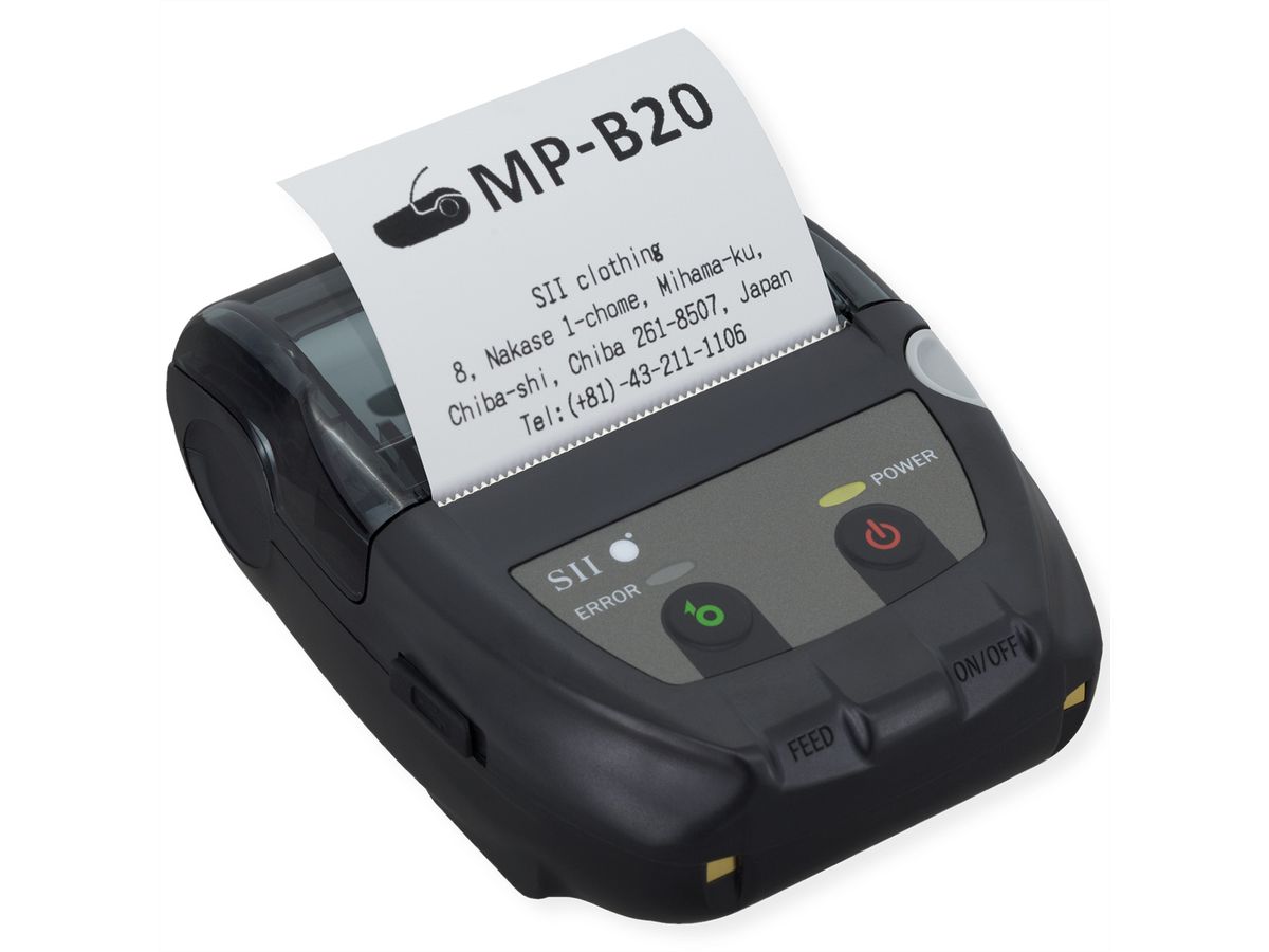 SEIKO MP-B20 Imprimante mobile, Bluetooth USB