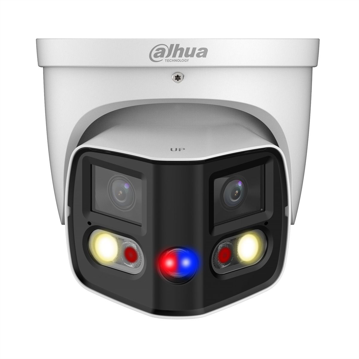 DAHUA IPC-PDW3849P-A180-E2-AS-PV-0280B Caméra Eyeball 2x4MP, TiOC Fixed-focal WizSense