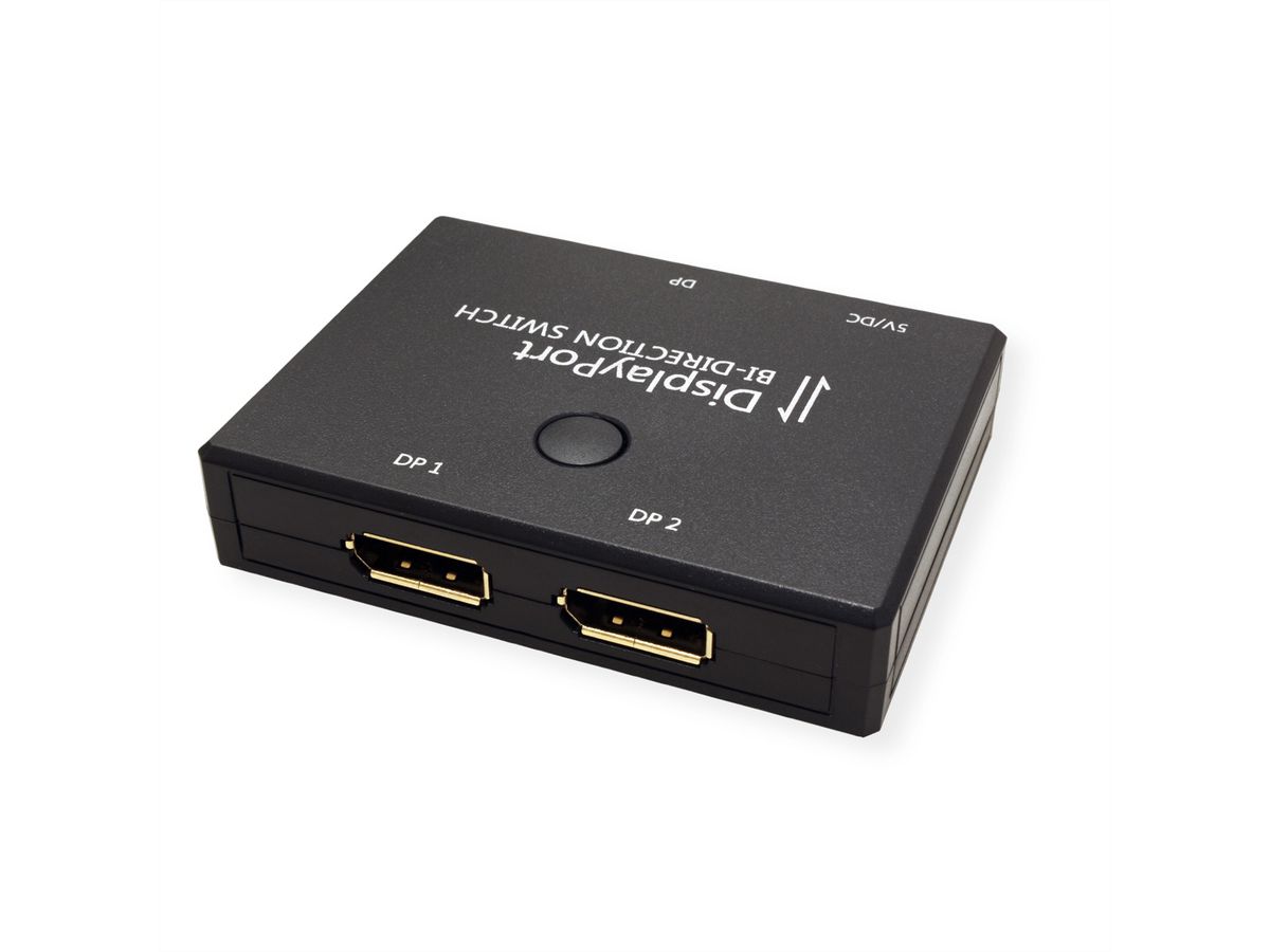 VALUE Switch DisplayPort bidirectionnel 4K, 2 ports