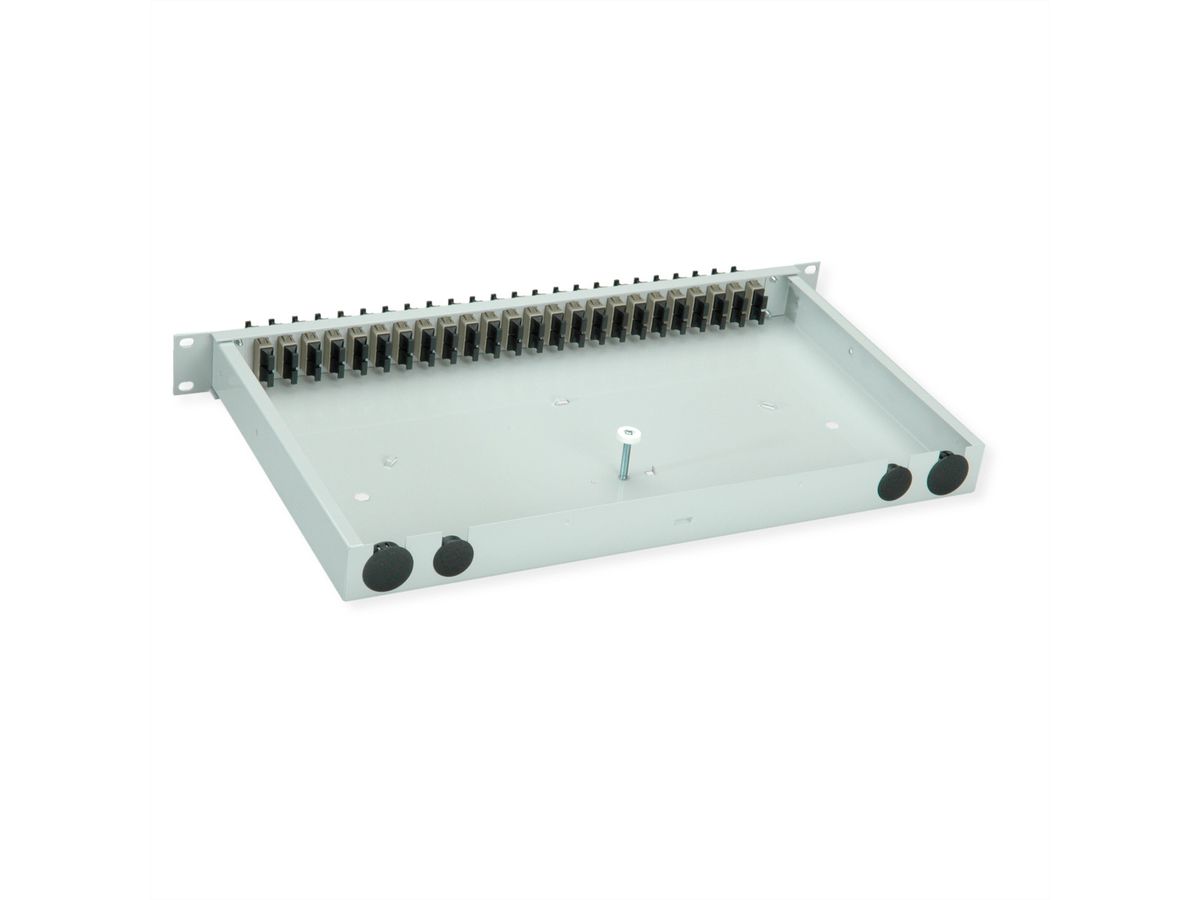 TELEGÄRTNER BASIS eco Panneau fibre optique, 24x SC Duplex, beige, OM2