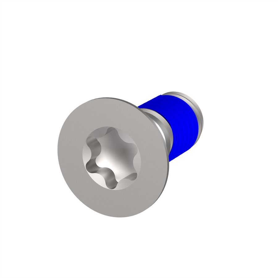 Pièces détachées SCHROFF pour composants robustes, vis à tête fraisée avec composé de blocage de filets, Torx, M4 x 10