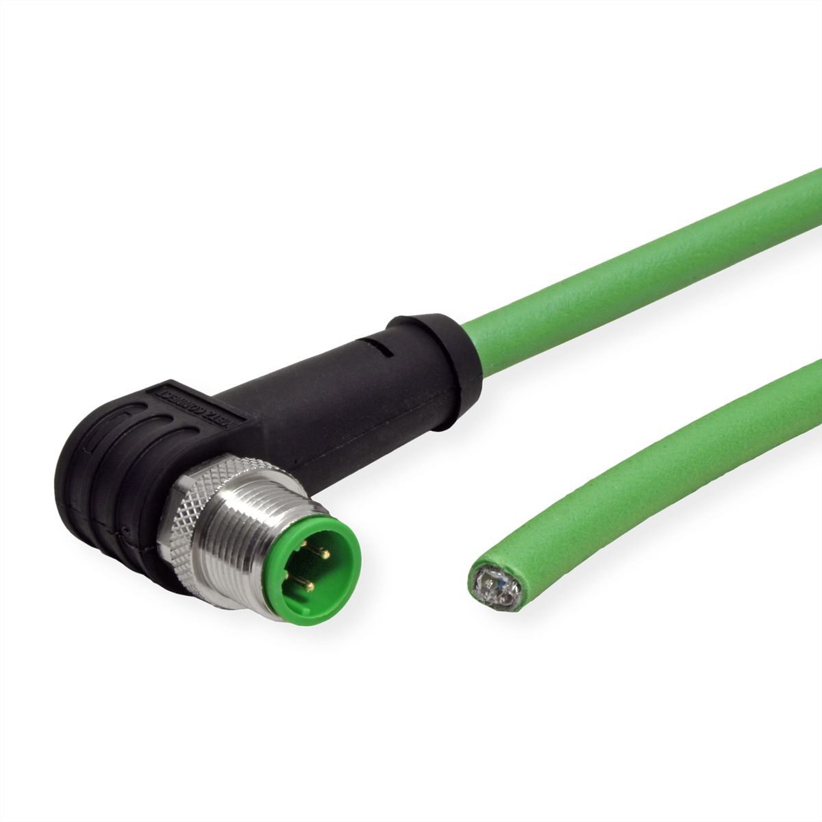 METZ CONNECT Câble Ethernet industriel M12, codage D, 2 m