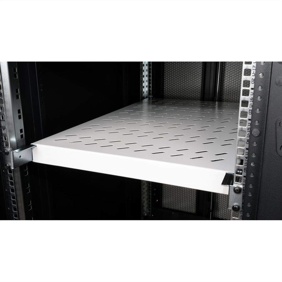 ROLINE 19" Etagère 1U, réglable 770P 50 kg gris