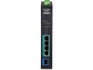 TRENDNET TI-PGM541 Switch Rail DIN industriel PoE+ Gigabit à 5 ports -20° – 65°C, noir