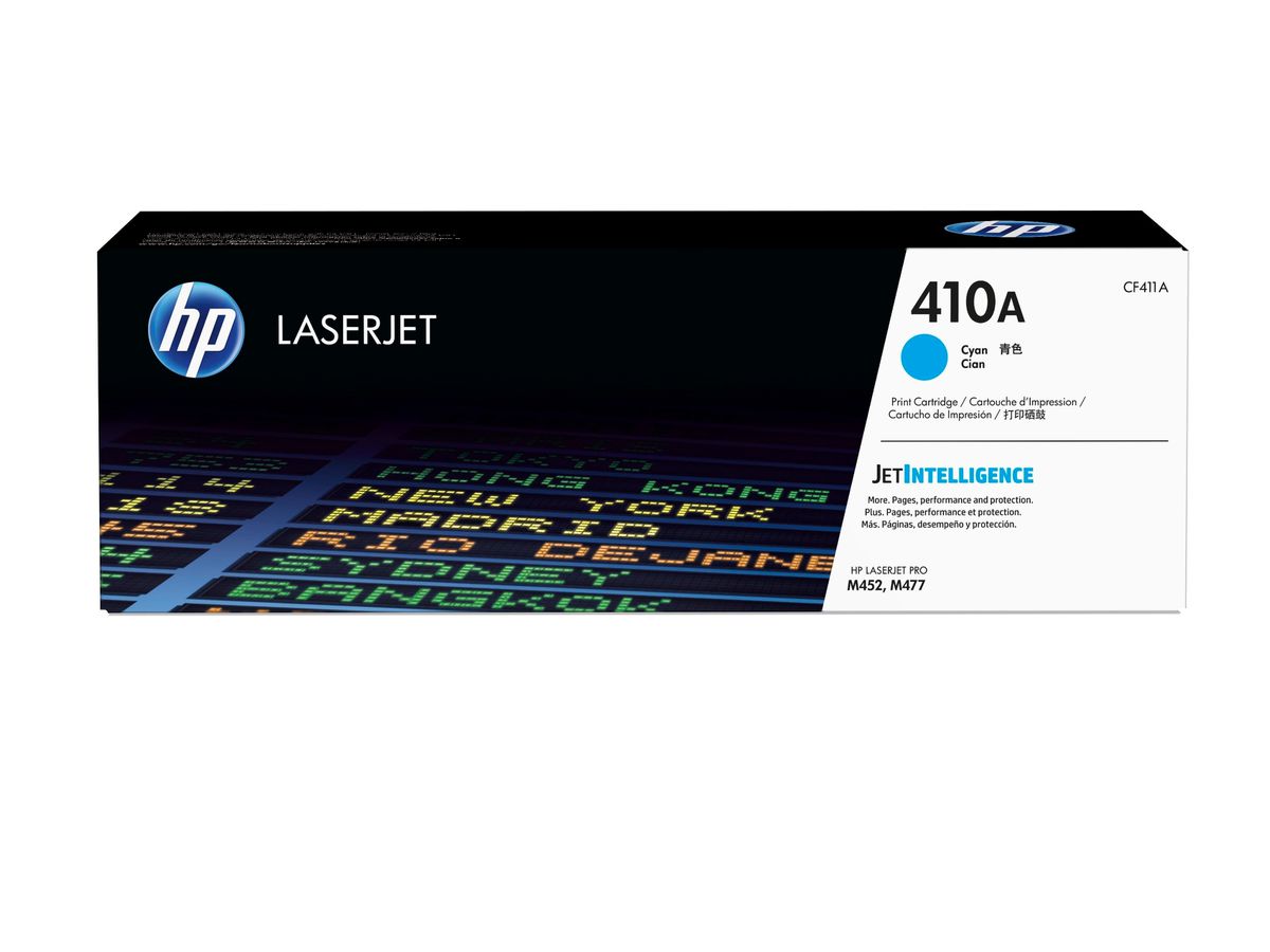 HP 410A toner LaserJet cyan authentique