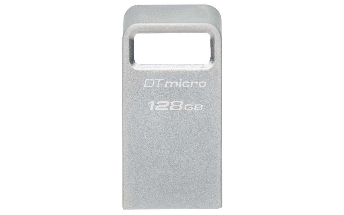 Kingston Technology DataTraveler 128 Go Micro 200 Mo/s Metal USB 3.2 Gen 1