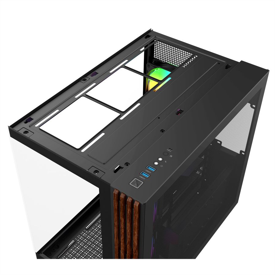 Thermaltake View 380 WS ARGB Tour Midi, noir