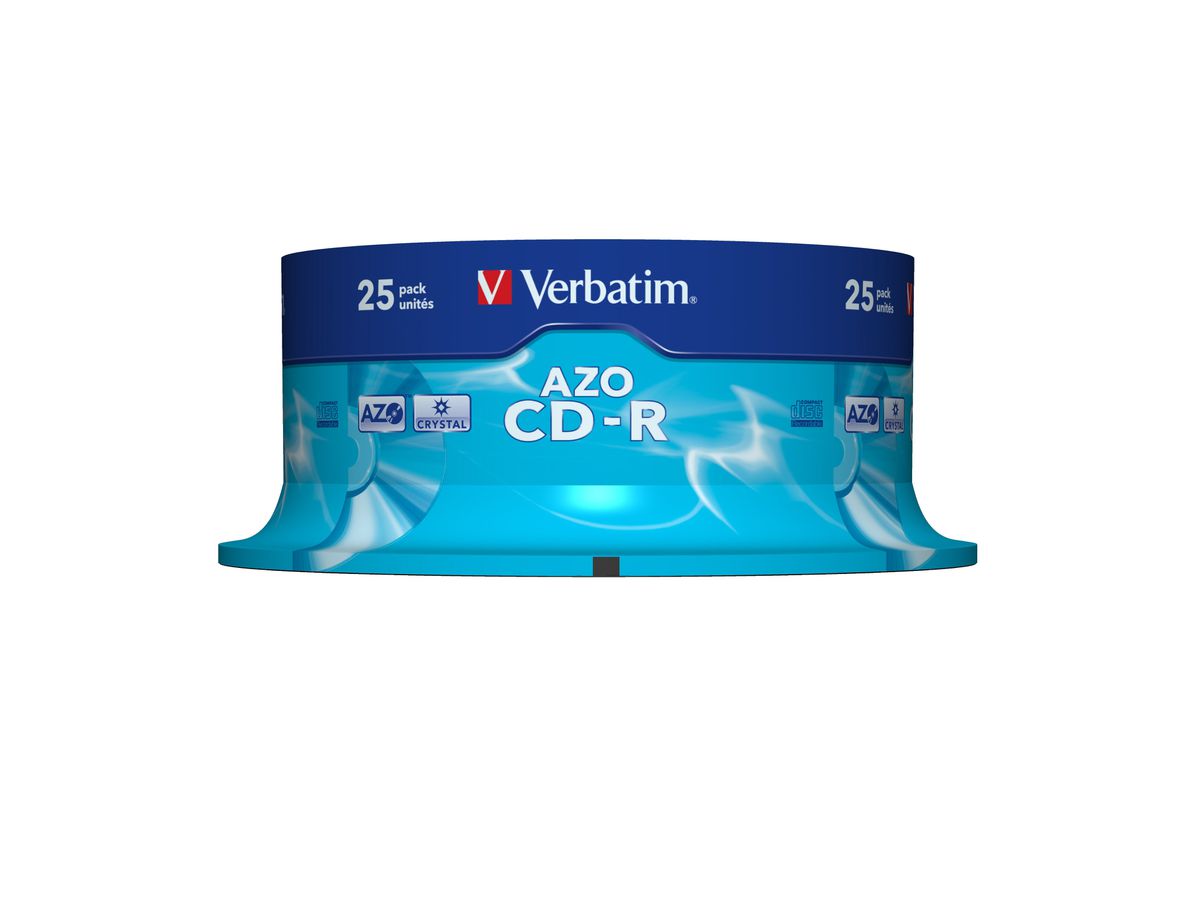Verbatim CD-R AZO Crystal CD-R AZO 700Mo 25pièce(s)