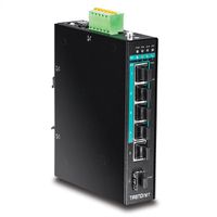 TRENDnet TI-PG541 Switch Gigabit industriel renforcé PoE+ Rail DIN à 5 ports