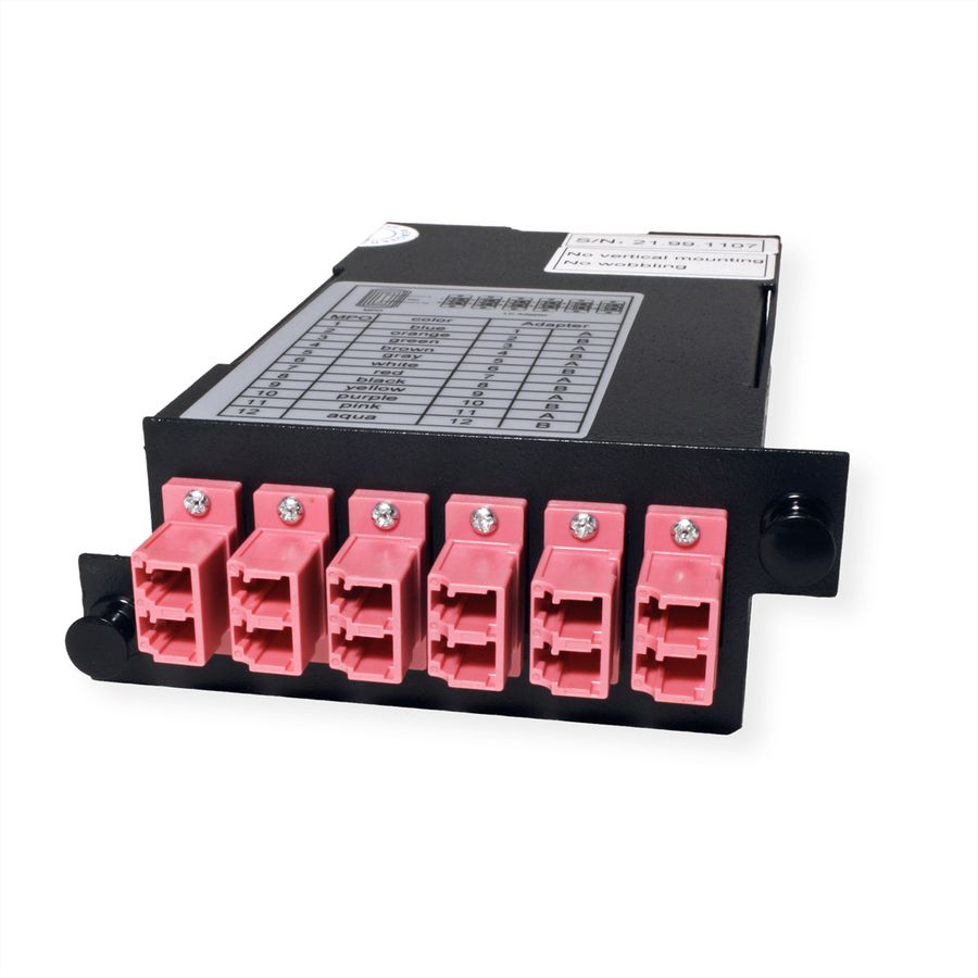 VALUE Module MPO, MPO mâle / 12x LC femelle