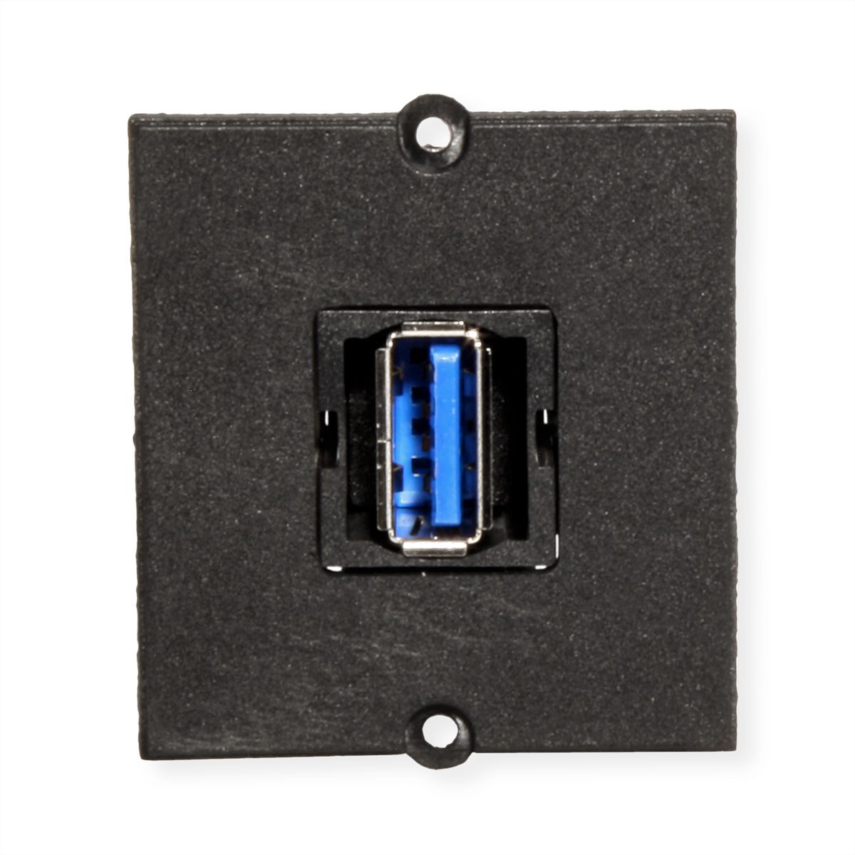 BACHMANN Cadre 1xUSB 3.0, Sortie sur côté à 90°