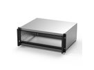 SCHROFF RatiopacPRO AIR Boîtier 19" pour montage en rack, blindage rétrofitable avec poignées, 3/4 U, 84 HP, 255 mm