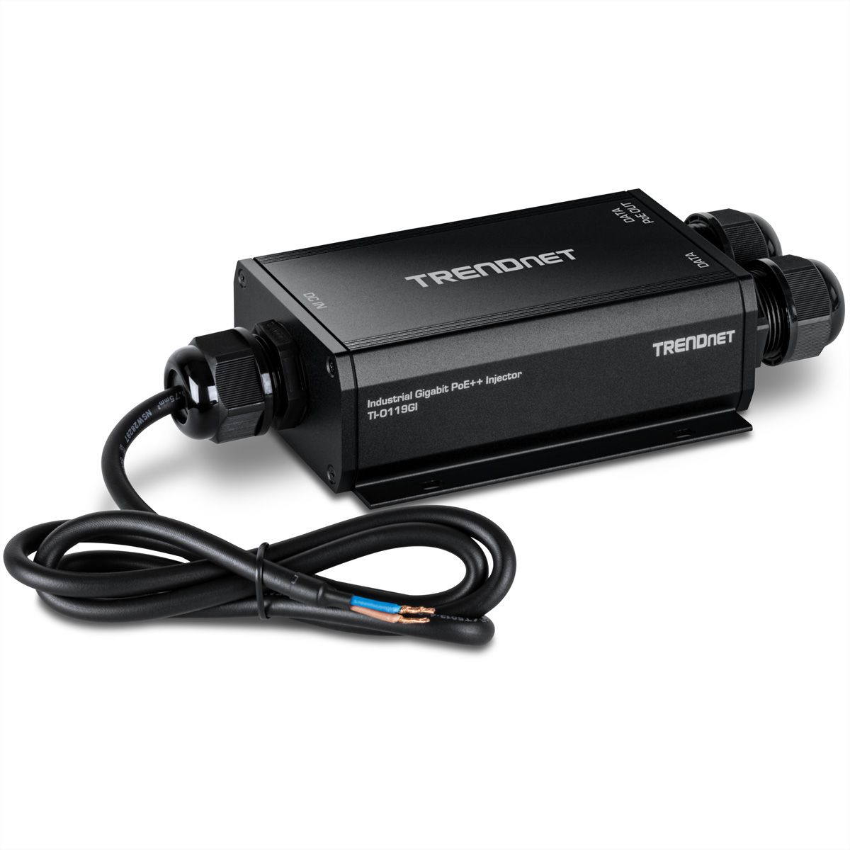 TRENDnet TI-O119GI Injecteur PoE++ Gigabit IP67 pour extérieur (24 - 57V)