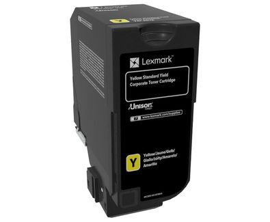Lexmark 74C2SYE Cartouche laser Jaune cartouche toner et laser