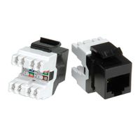 ROLINE Module Cat.5e (Classe D), RJ-45, noir