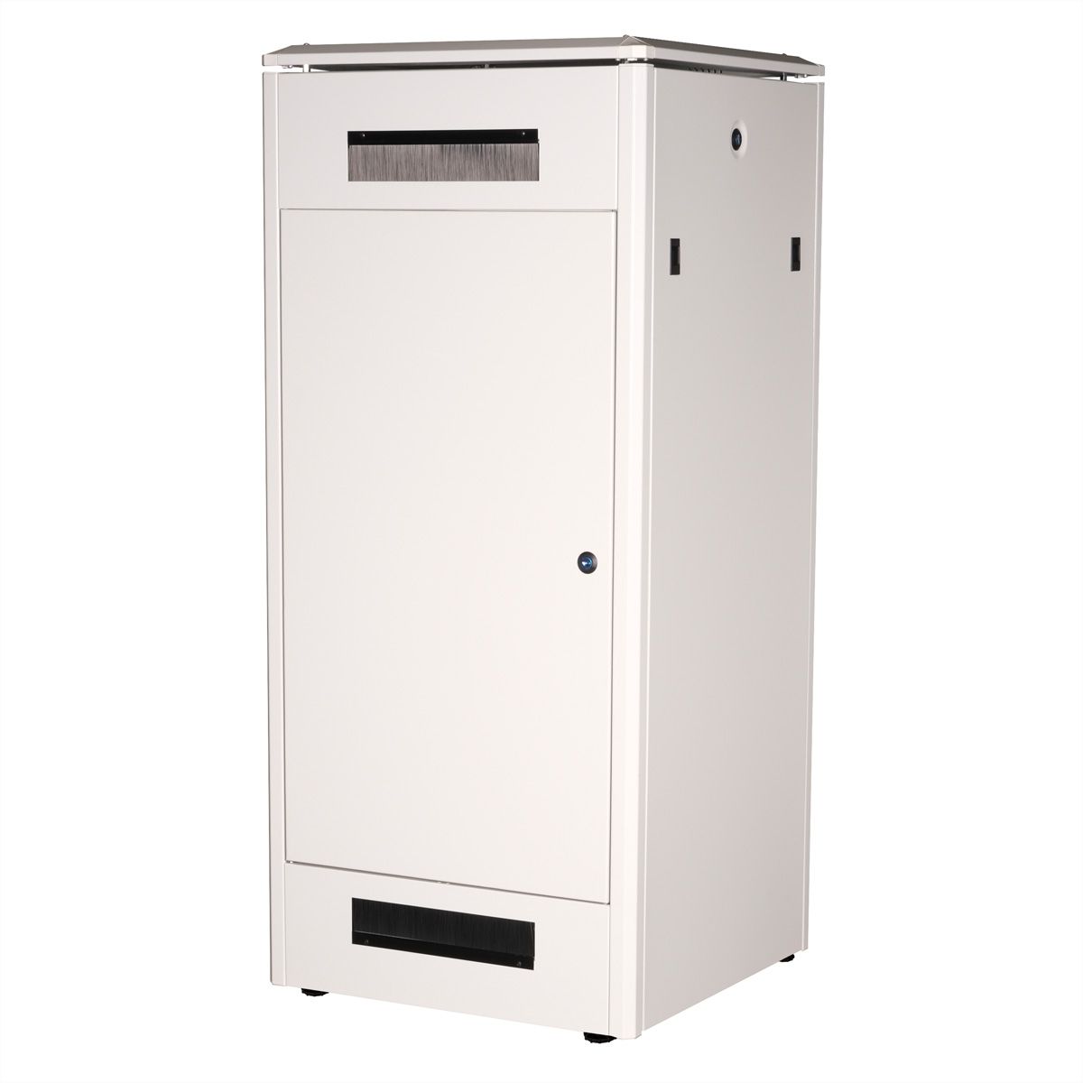ROLINE 19" Baie réseau Pro 26U, 600x600 LxP Porte verre gris