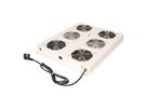 ROLINE 19" Unité de ventilation de toit, 4 ventilateurs, ON/OFF, pour baie serveur par série, gris