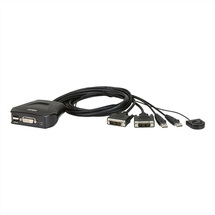 ATEN CS22D Commutateur KVM DVI USB à 2 ports