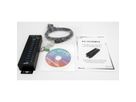 EXSYS EX-1510HMVS Hub métallique USB 3.2 Gen1 à 10 ports, protection de surtension 15KV ESD