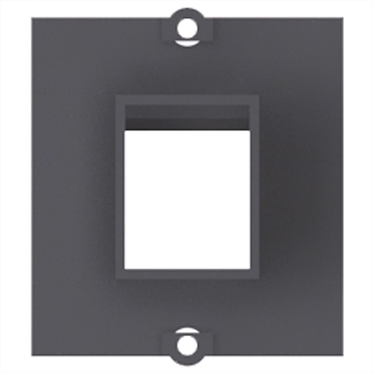 BACHMANN Module Cadre 1x Keystone, noir