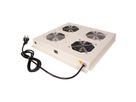 ROLINE 19" Unité de ventilation de toit, 2 ventilateurs, ON/OFF, gris