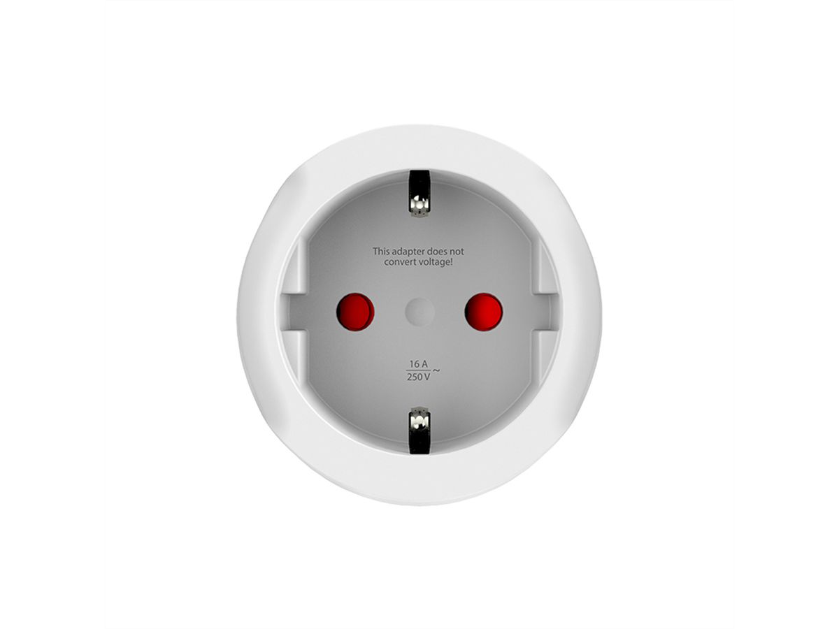 SKROSS Adaptateur de voyage Europe vers Royaume-Uni, pour appareils à 2 et 3 pôles