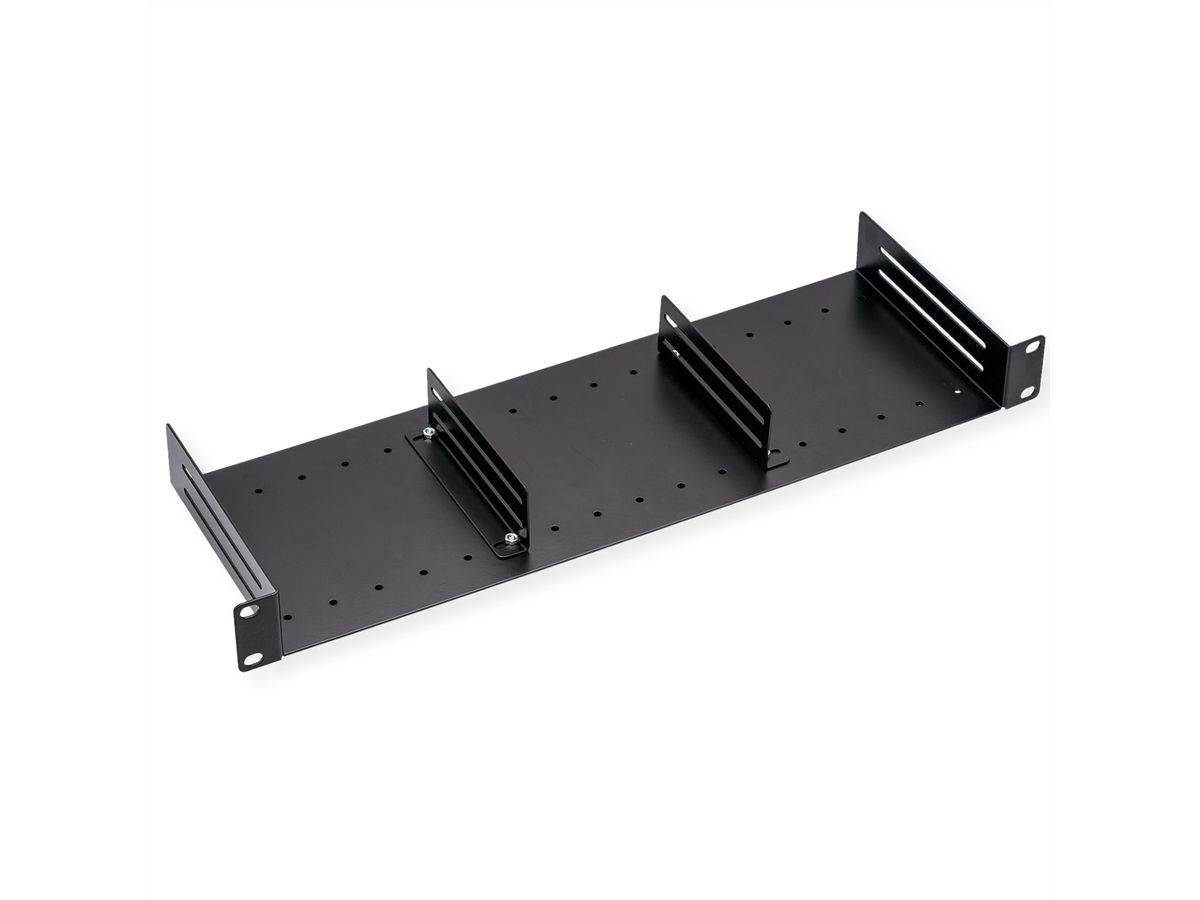 VALUE Etagère 19" avec 2 séparations amovibles, noir