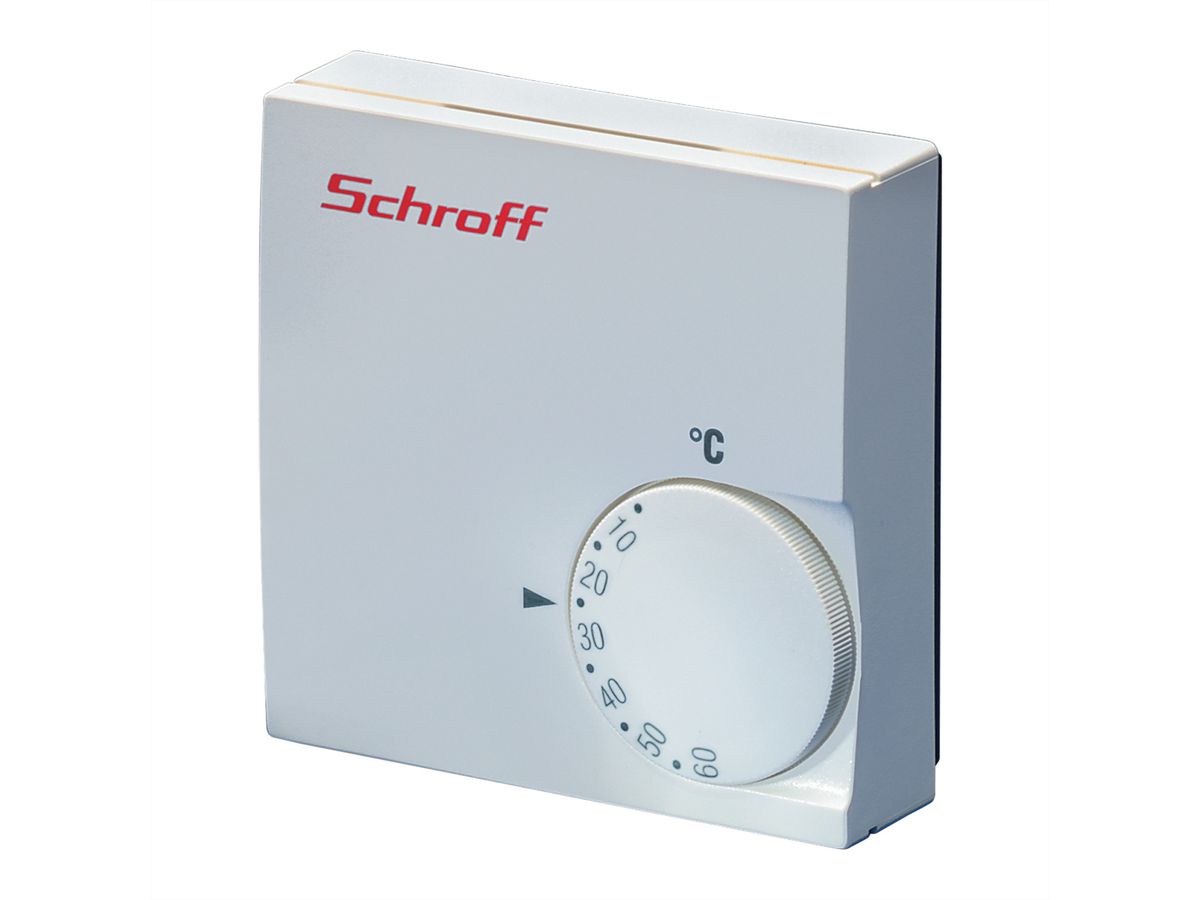 Thermostat SCHROFF avec capteur de température intégré pour chauffage ou ventilateur