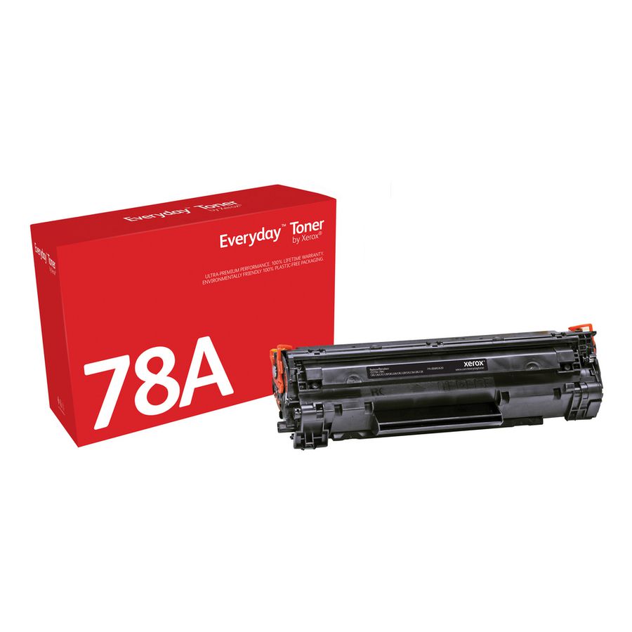 Everyday Toner Noir ™ de Xerox compatible avec HP 78A (CE278A/ CRG-126/ CRG-128), Capacité standard