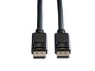 ROLINE Câble DisplayPort v1.2, TPE, DP M - DP M, noir, 1 m