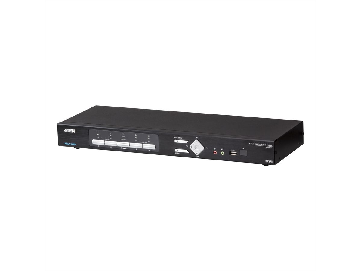 ATEN CM1164A Commutateur KVMP multivue DVI USB à 4 ports