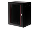 ROLINE 19" Boîtier mural Basic Plus 15U, 600x450 LxP noir