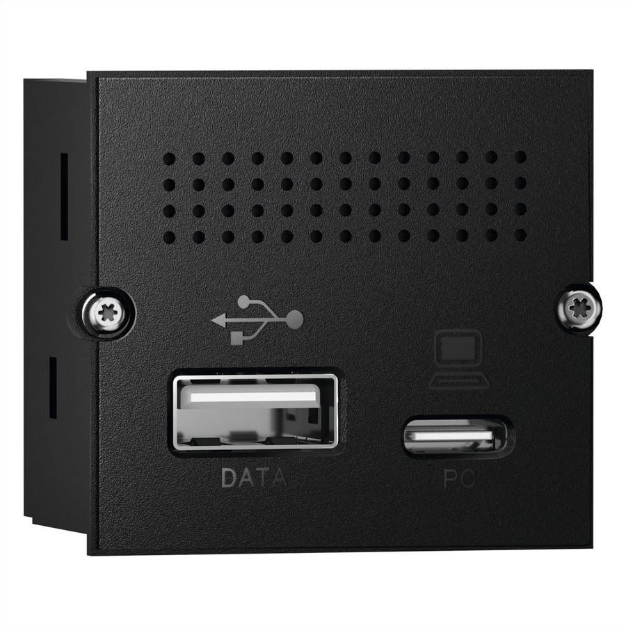 BACHMANN Module Replicateur de port, 2x USB, RJ45, Mini DisplayPort, USB-C