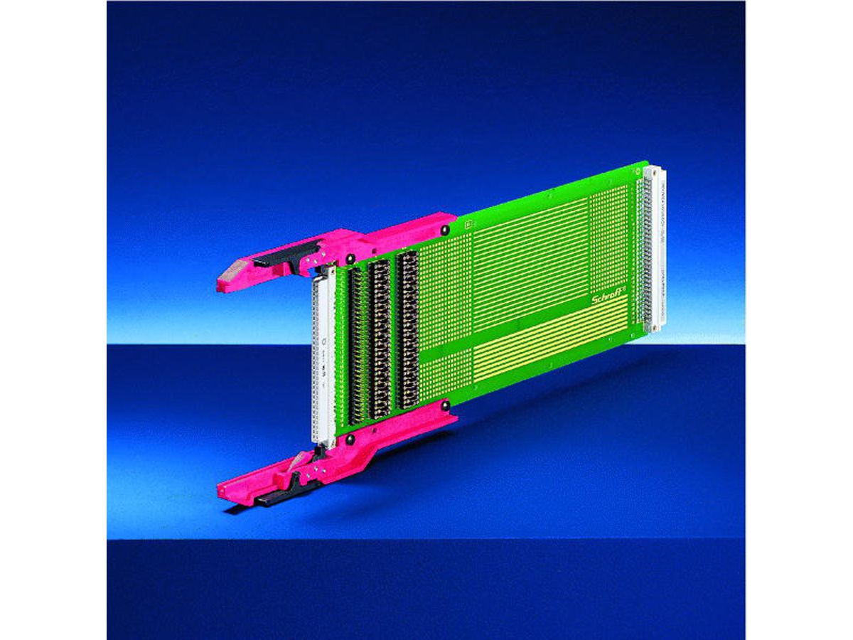 Adaptateur de test SCHROFF pour connecteur DIN type B, 3 U, 220 mm