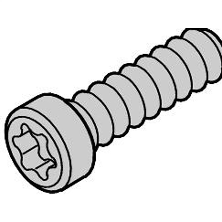 Vis à tête cylindrique de SCHROFF, Torx, autoserrante, M2.5 x 9.3