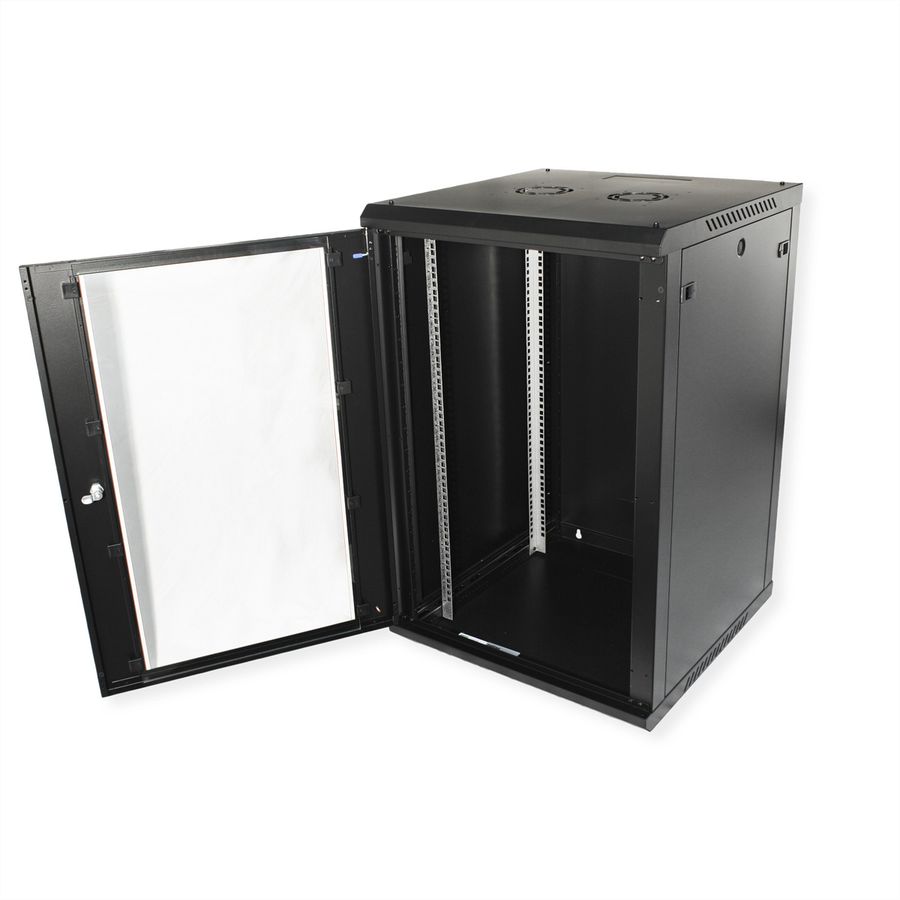 ROLINE 19" Boîtier mural Basic Plus 18U, 600x600 LxP noir