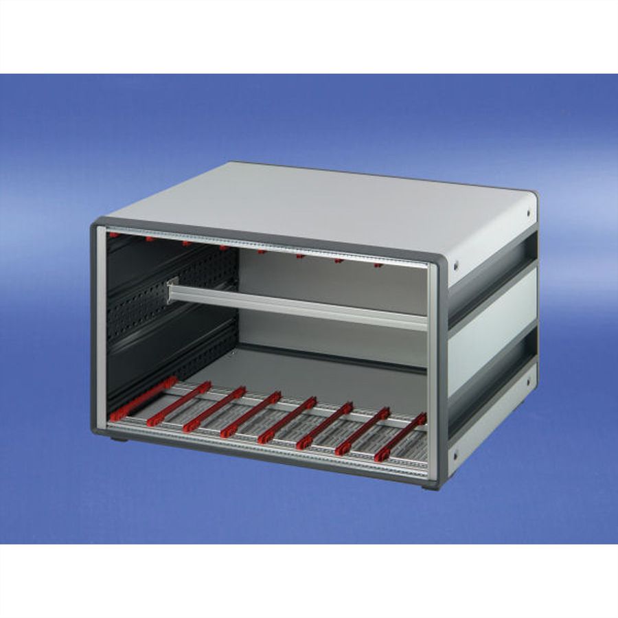SCHROFF CompacPRO Coffret de bureau non blindé, 6 U, 84 HP, 391 mm