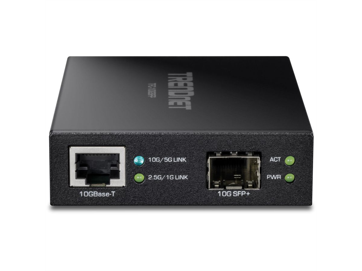 TRENDnet TFC-10GSFP Convertisseur de média, 10GBASE-T vers fibre SFP+
