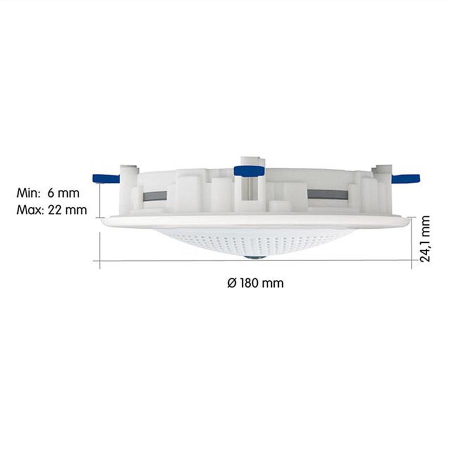 MOBOTIX Kit montage faux-plafond pour D2x/Q2x/ExtIO