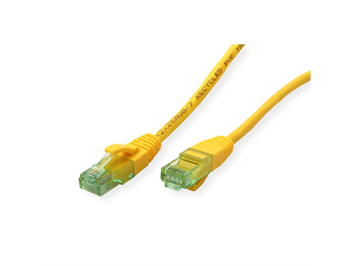 ROLINE RM Cordon UTP Cat.6A / 10 Gigabit, jaune, 0,5 m