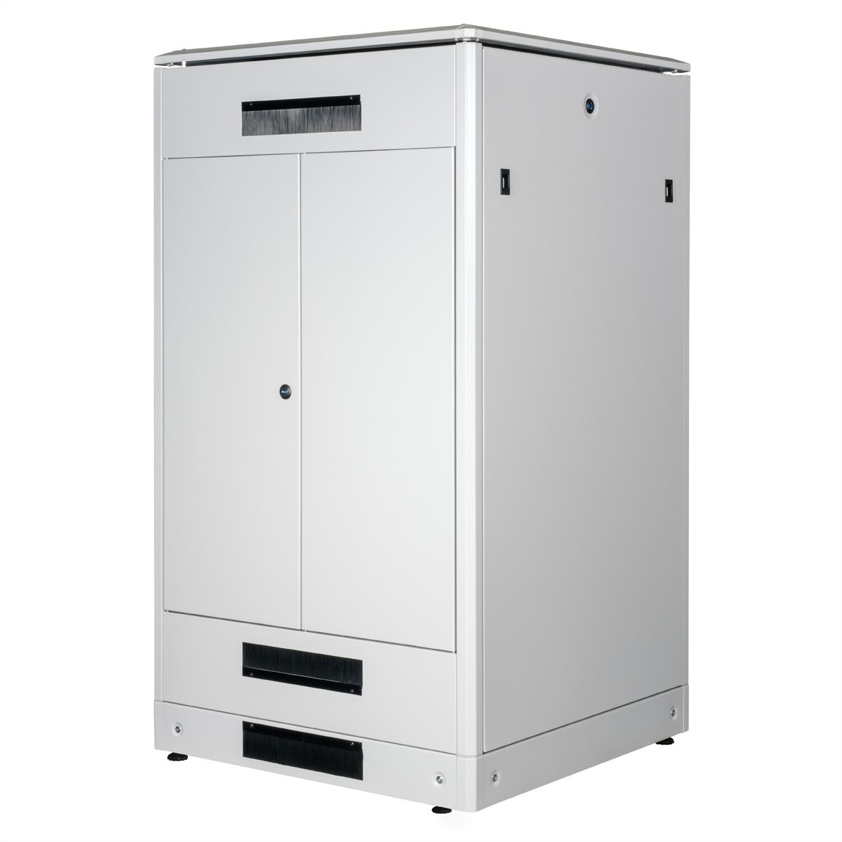 ROLINE 19" Baie réseau Pro 26U, 800x800 LxP Porte verre gris
