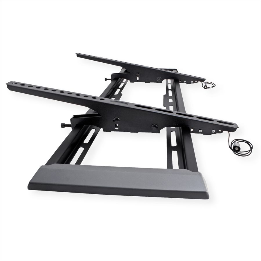 VALUE Support mural TV, distance murale de 47 mm, inclinable, <203,2cm/80", <75kg