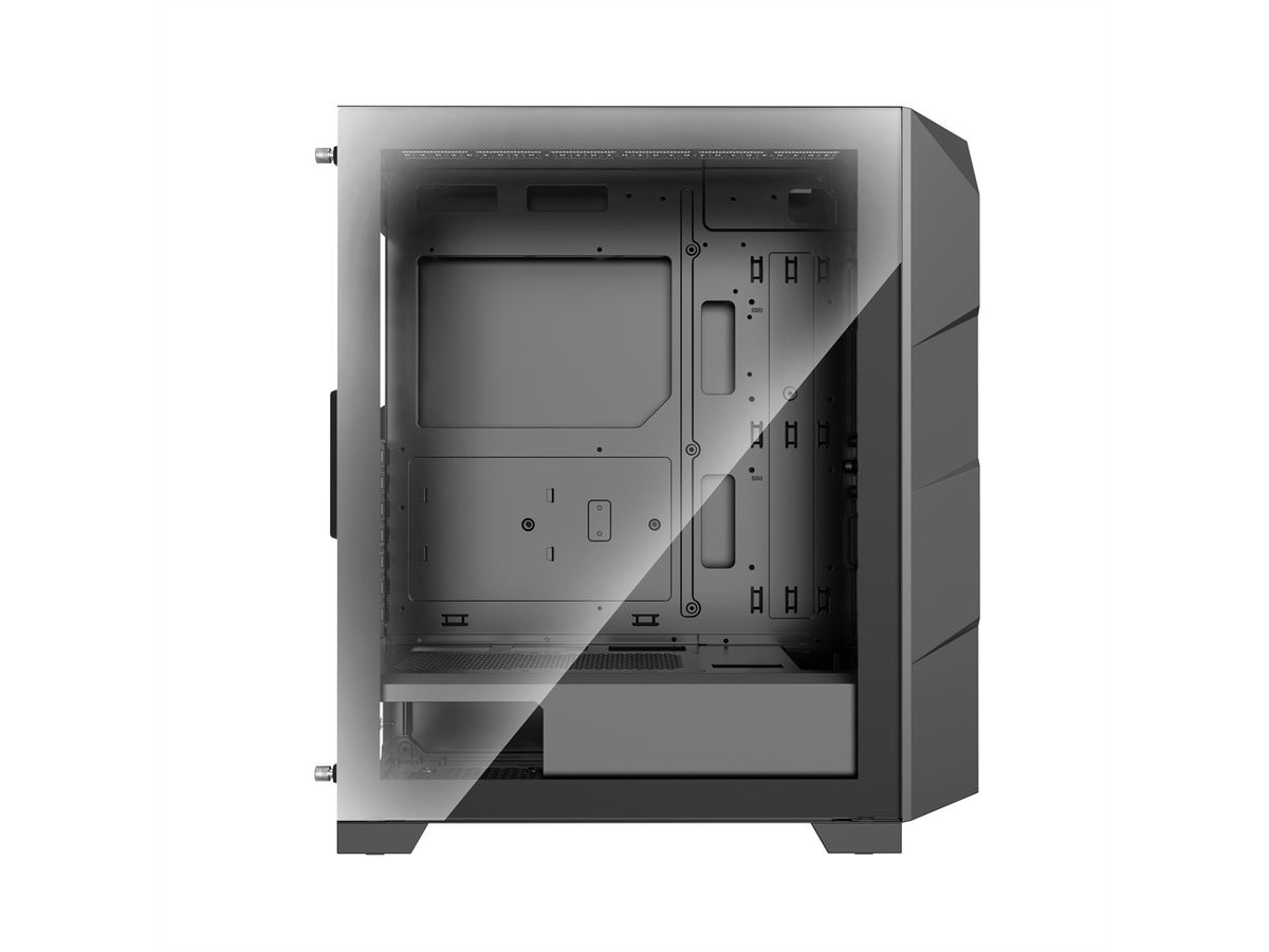 XILENCE Xilent Breeze II Boîtier PC ATX noir, Boîtier PC Gaming ATX X812.ARGB noir