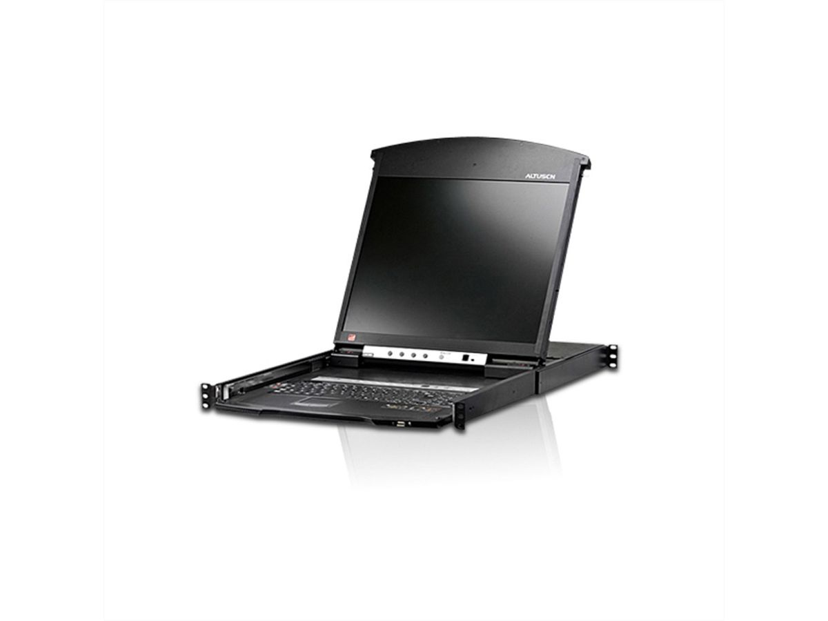 ATEN KL1516AiN Switch KVM Over-IP, TFT 48cm, VGA, PS/2-USB, 16 ports, FR-Layout