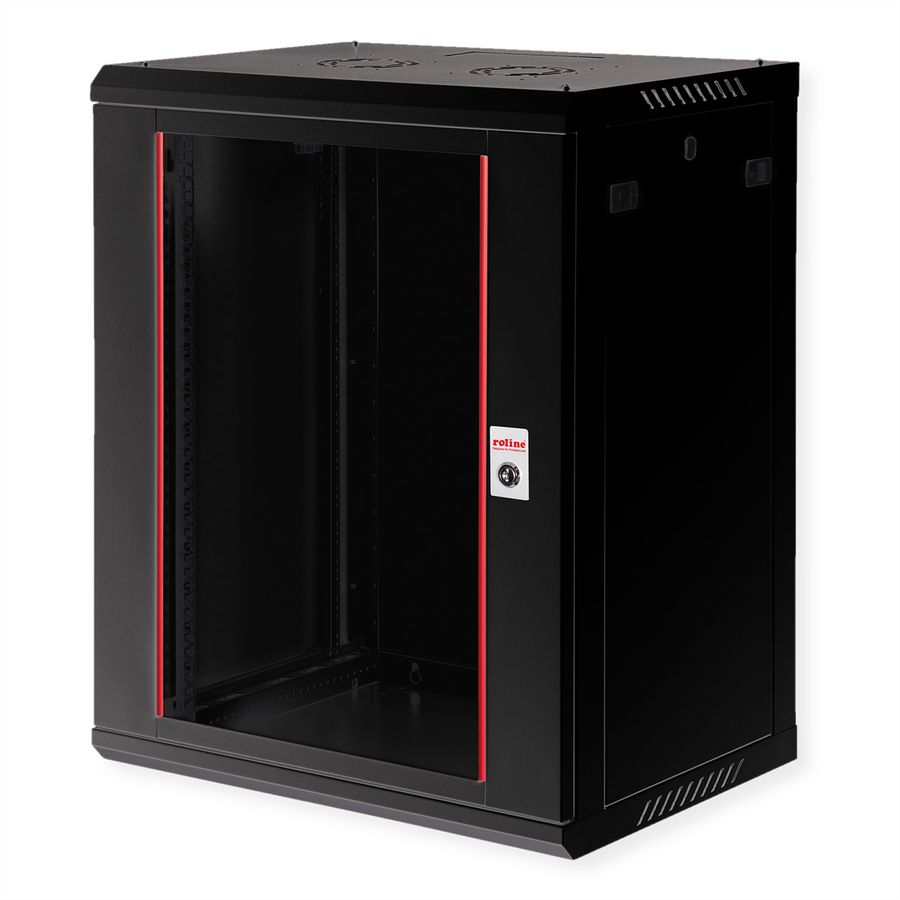 ROLINE 19" Boîtier mural Basic Plus 18U, 600x450 LxP noir