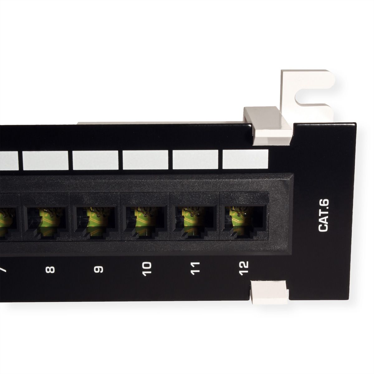 TRENDnet TC-P12C6V Tableau de connexion non blindé Cat6e à 12 ports et fixation murale