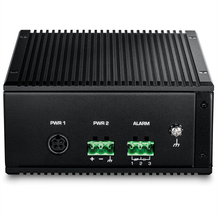 TRENDnet TI-BG50611 Switch Rail DIN PoE++ industriel 2,5G à 6 ports avec ports 10G
