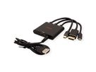 ROLINE Adaptateur Mini DisplayPort / DisplayPort / Type C - HDMI, Actif, 0,15 m