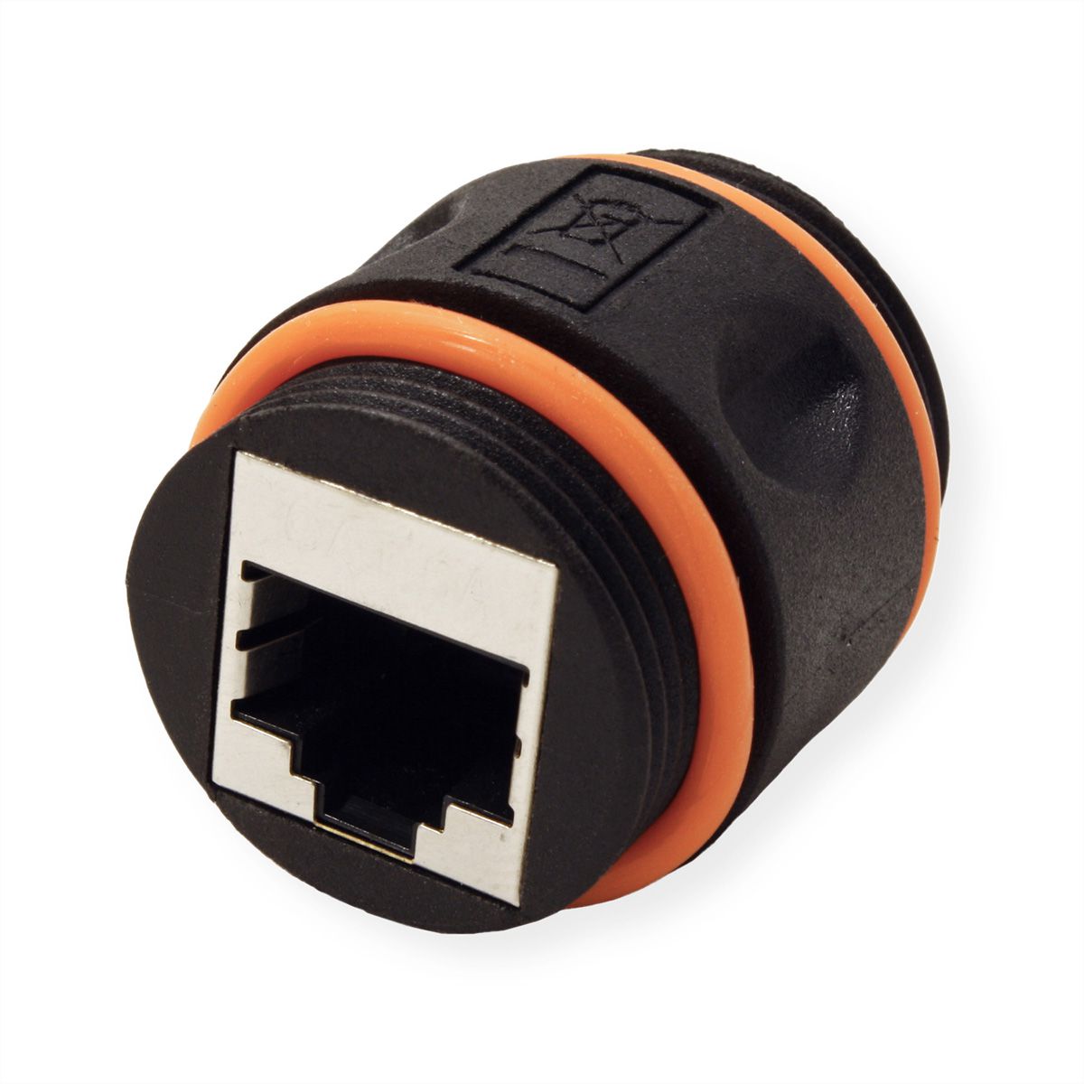 VALUE Coupleur RJ-45 blindé, Cat.6A (Classe EA), Outdoor/Industrie, noir